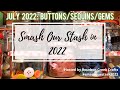 #SmashOurStash2022 - July 2022: Buttons / Sequins / Gems - 12x12 Pack Smash: 52 Cards Using Sequins