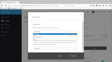 Guest List - Print or Export