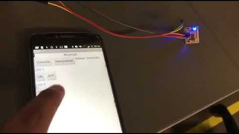 Interface on Android + bluetooth HC-05 + Atmega 328p