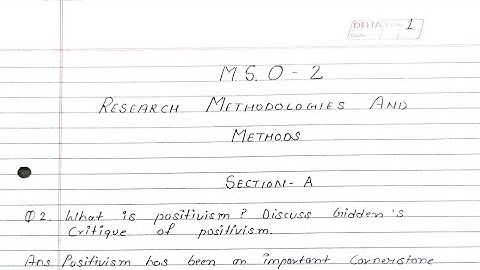 MSO 02 Solved Assignment 2022-23| MSO 02 SOLVED HANDWRITTEN ASSIGNMENT 2022-23| MSO | MA | 2022-23