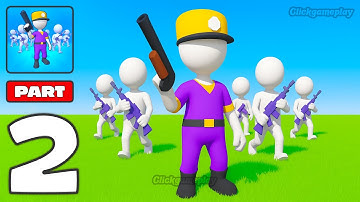 Army War Camp—Battle Game Gameplay Walkthrough Part 2 - Tutorial Army War Commander (Android,iOS)