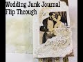Wedding Junk Journal Flip Through | Bridal Shower Guest Book Junk Journal