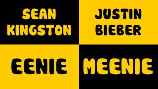 Sean Kingston & Justin Bieber - Eenie Meenie || Lyric Video [Kinetic Typography] #justinbieber 