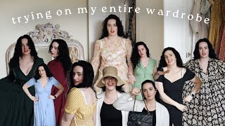 DECLUTTERING MY ENTIRE CLOSET: Spring Wardrobe Switch *trying everything on*