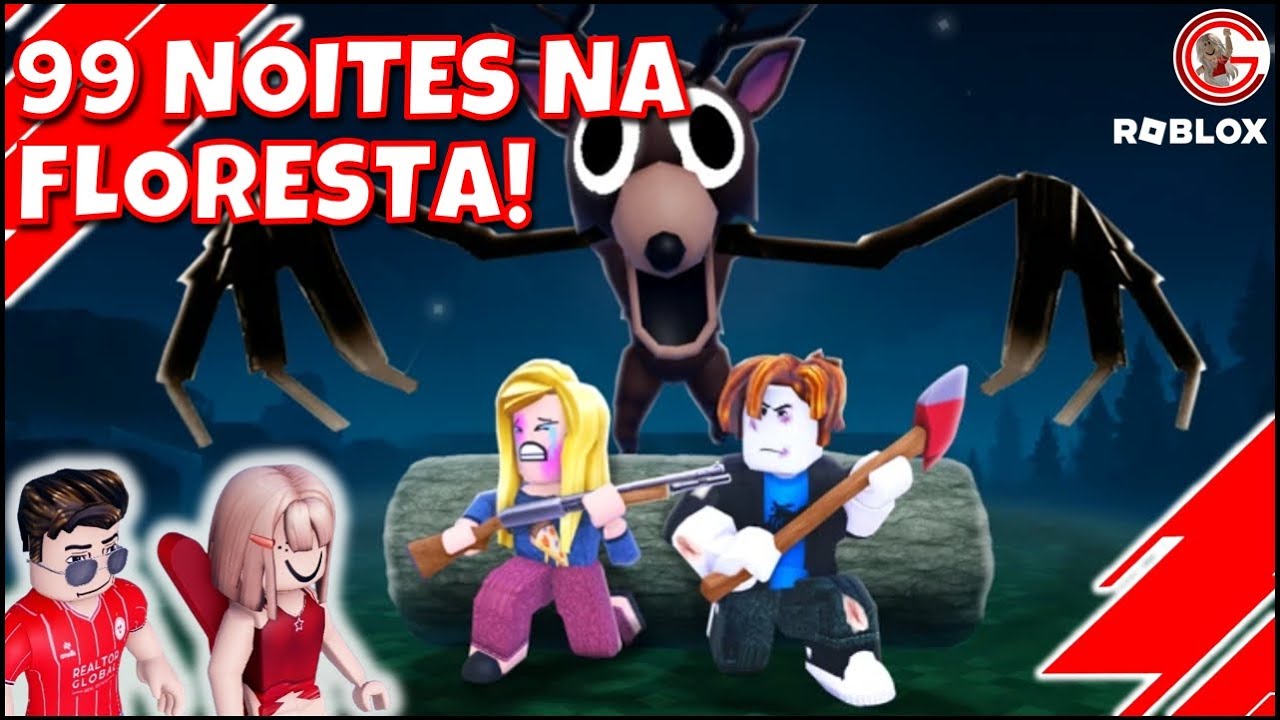 99 Noites na Floresta - 1º Vídeo! 🌳🦌 [Roblox] - YouTube