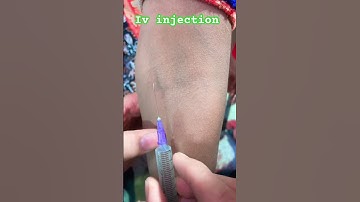 Intravenous injection use ll iv injection kese lagaye ll #ivinjection -#short