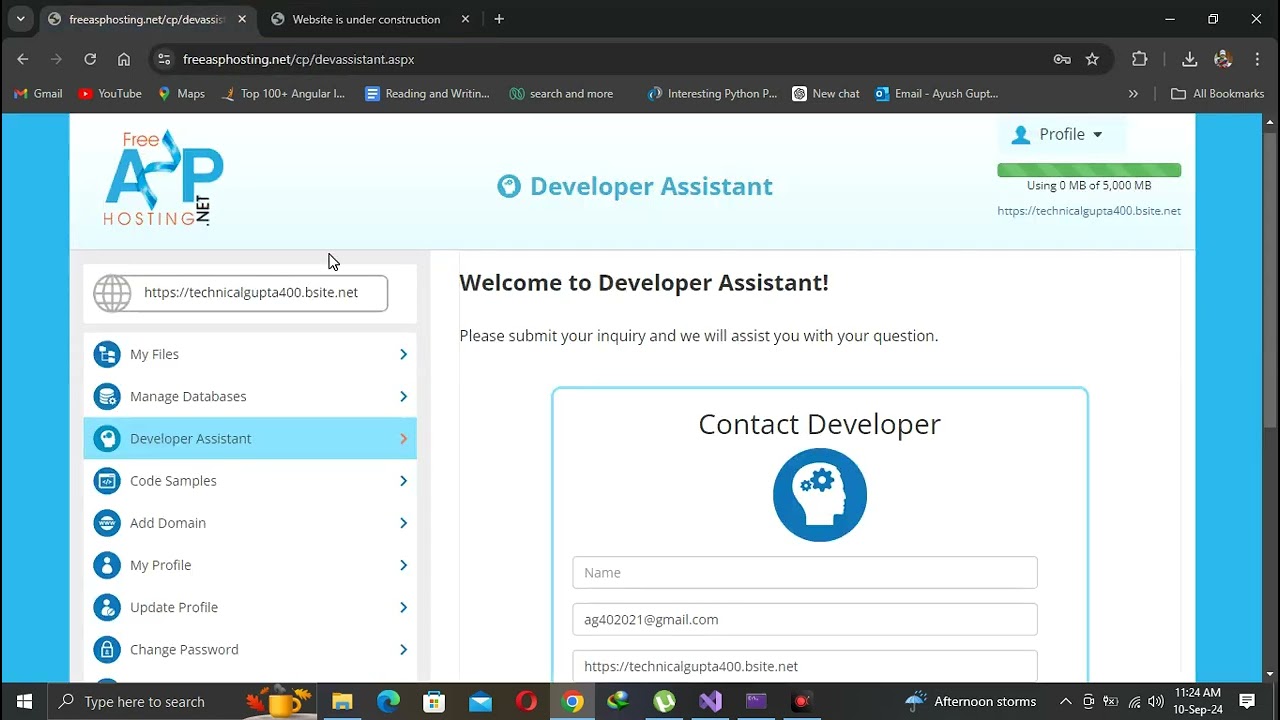 Deploy .NET Core application to Free Hosting using freeasphosting.net