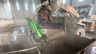 Municipal solid waste sorting line