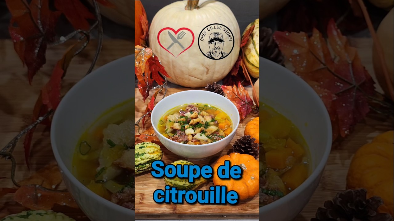 Soupe de citrouille en 1 minute