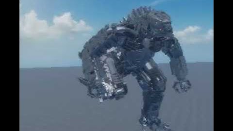 New run animation for Mecha Godzilla 2021! - Project Kaiju