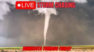 THREAT FOR TORNADOES INCREASING IN MINNESOTA: LIVE STORM CHASER
