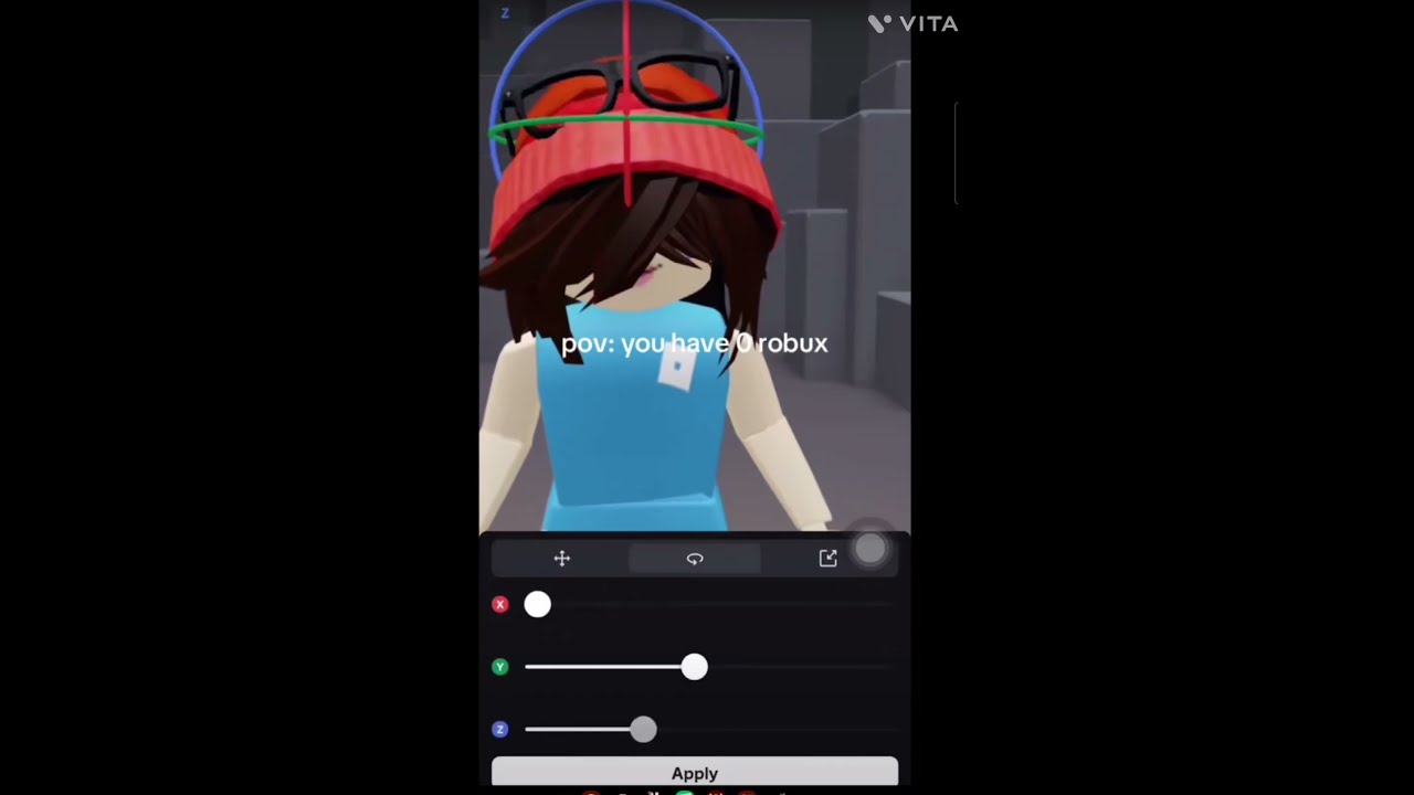 Pov You Have 0 Robux Roblox Rblx Shorts Short Tutorial Edit Fyp Tiktok Robloxedit Robloxshorts