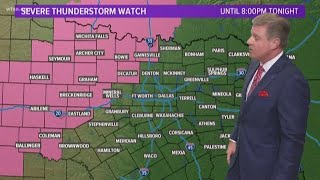DFW Weather timeline: Here's what to expect Wednesday night