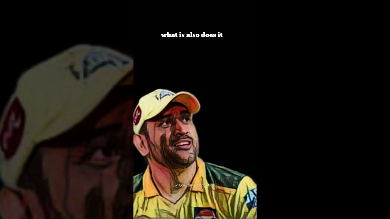 ❤️Ms Dhoni - Talking about passion, dedication and many more .by your provoke 