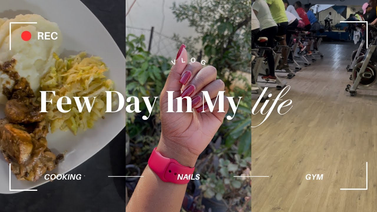 VLOG : Cook With Me | Nails | GYM #roadto1k #motswanayoutuber #botswanayoutuber #botswanavlog