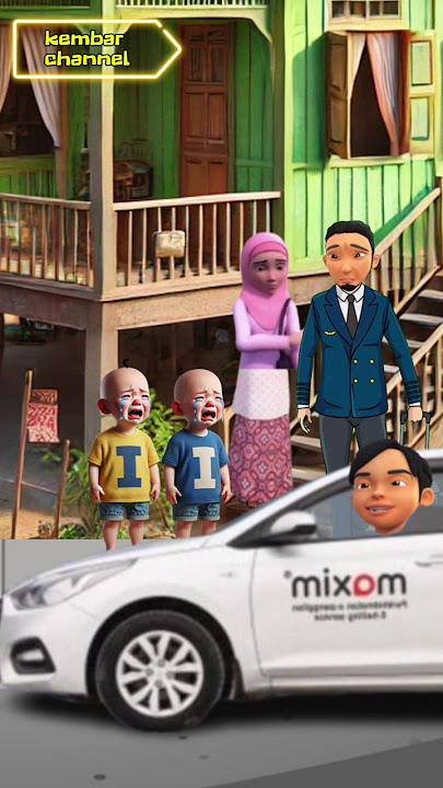 ayah upin ipin kecelakaan pesawat, semua jadi sedih 😭😭