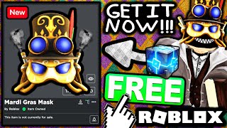 FREE ACCESSORY! HOW TO GET Mardi Gras Steampunk Mask! (ROBLOX PRIME GAMING)