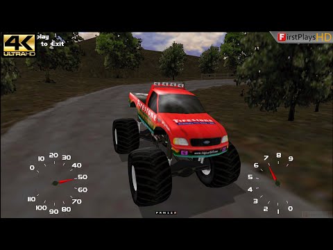 Monster Truck Madness 2 (1998) - PC Gameplay 4k 2160p / Win 10