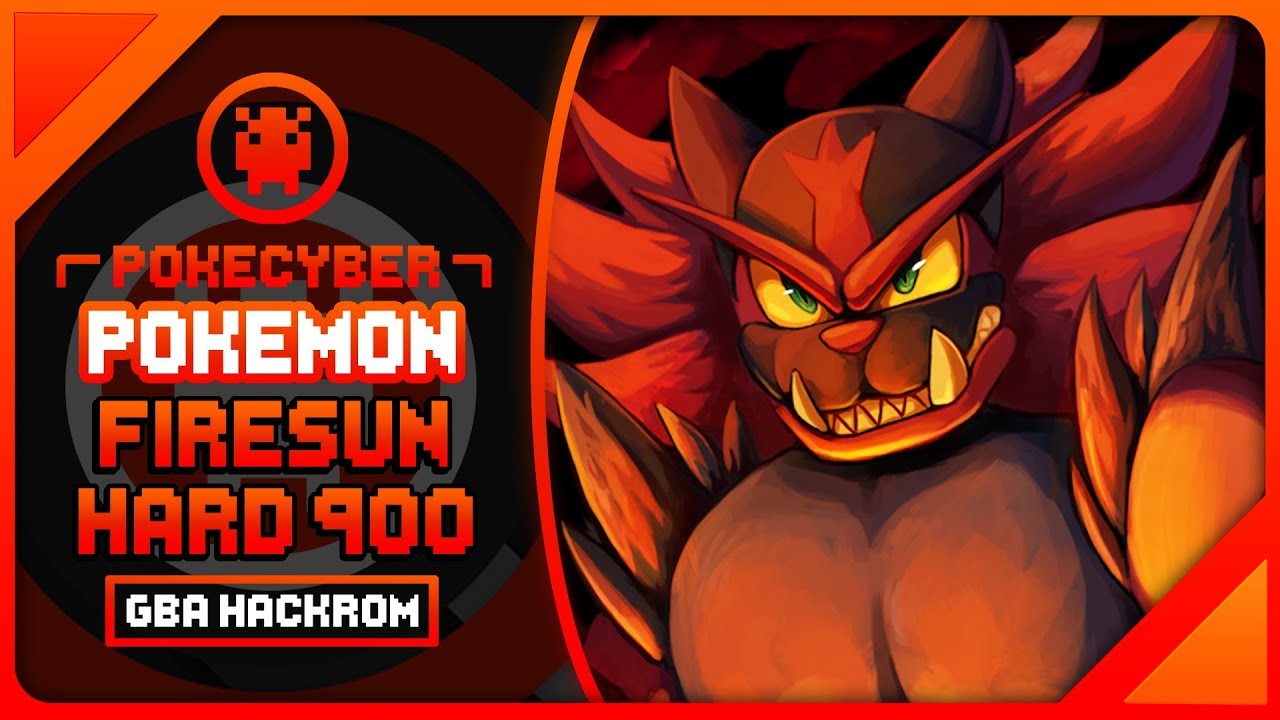 (GBA) Pokémon FireSun Hard 900 +Cheats
