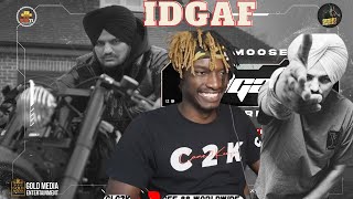 Idgaf - Sidhu Moose Wala | He Don't Care | First Time Hearing it | Reaction!!