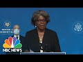 Biden's United Nations Ambassador Nominee Linda Thomas-Greenfield Delivers Remarks | NBC News