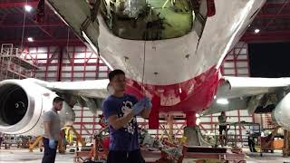 A320 Nose Landing Gear Installation