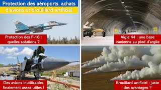 Ukraine : des hangars enterrés pour les F16 ? Des avions inutilisables très utiles ?