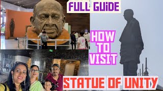 Visit to Statue of Unity.Full guide on how to visit the statue of unity.Ekta Nagar