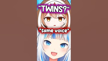 Gura and Mumei Sounds Alike #hololive #hololiveenglish #vtuber