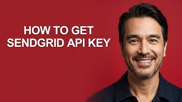How To Get Sendgrid Api Key - KevinHowTo