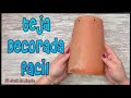 TEJA decorada con porcelana fria y decoupage🎁♻️ Manualidades faciles