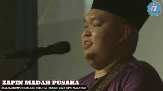 ZAPIN MADAH PUSAKA cover by ROJER KAJOL - RUMIA 2022 UPSI MALAYSIA.