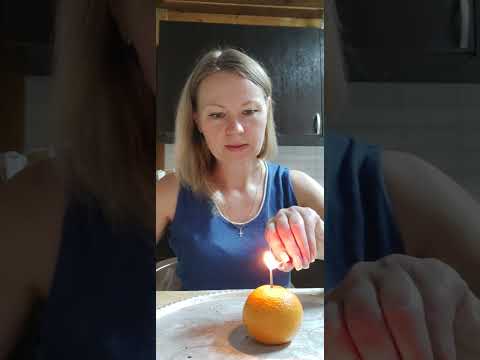 Видео: Эксперимент с мандарином 😂 получилось 🔥🔥🔥          ❗❗❗СМОТРИТЕ ДО КОНЦА ❗❗❗