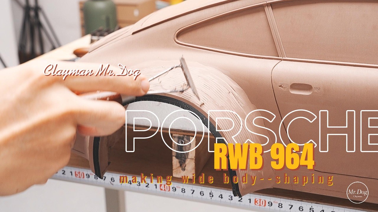 RWB 964 Clay Model Making Process/[Part2]/Porsche 911 - YouTube