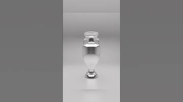 Making the Euros trophy in Blender #euro2024 #football #blender3d #blender #3dart #blendercommunity