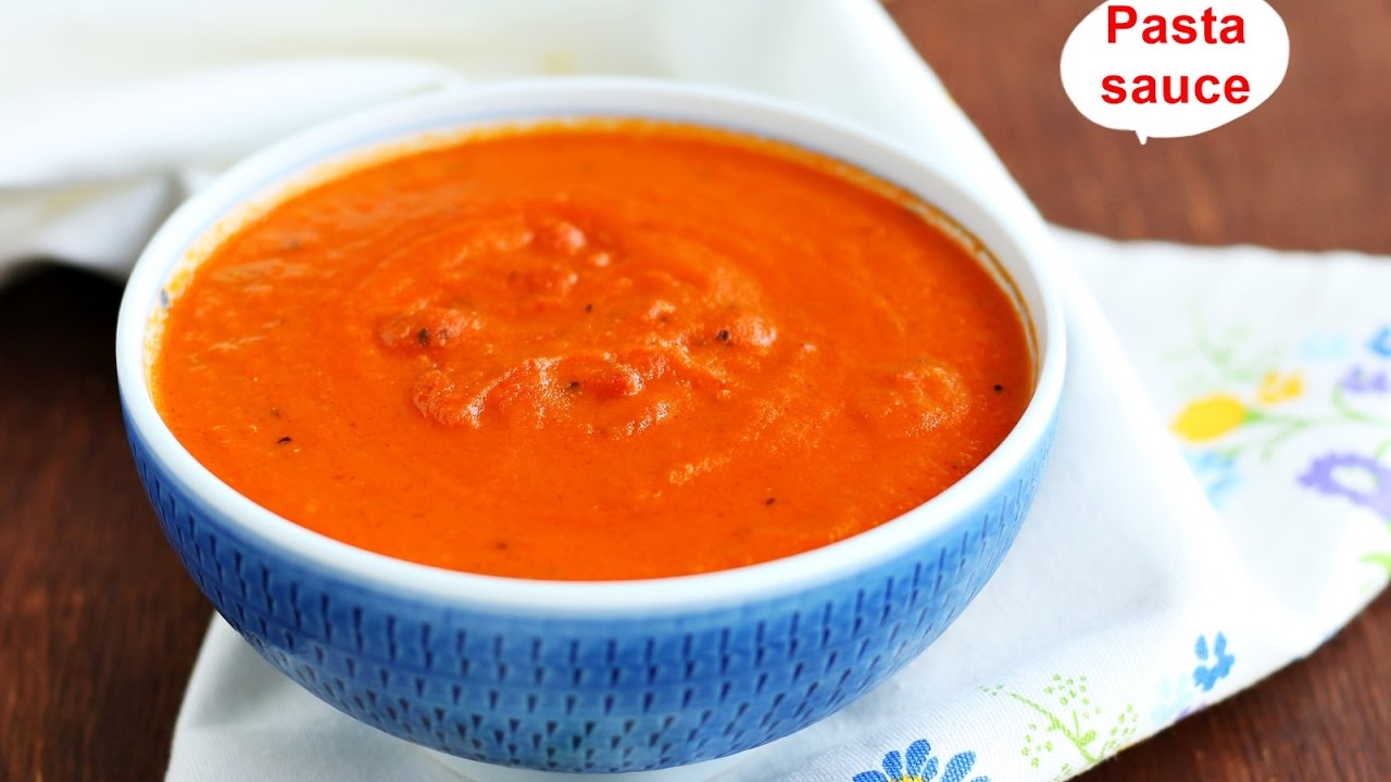 Homemade pasta sauce Tomato sauce and white sauce YouTube