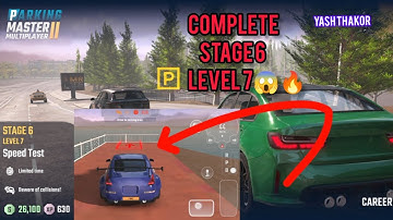 Stage 6 Level 7 Speed Test | Parking Master Multiplayer 2 | Car Parking Game