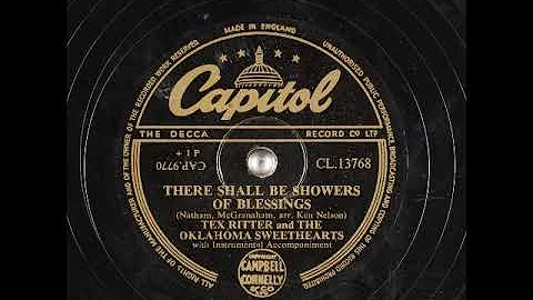 There Shall Be Showers of Blessings ~ Tex Ritter and The Oklahoma Sweethearts (1956)