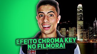 Como fazer efeito Chroma Key no Filmora Como fazer efeito Chroma Key no Filmora