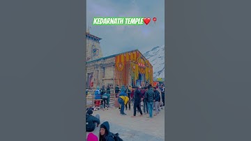 kedarnath temple❤️ #mahadev #bholenath #religion #shiv #kedarnath #uttrakhand #status #mahakal #god