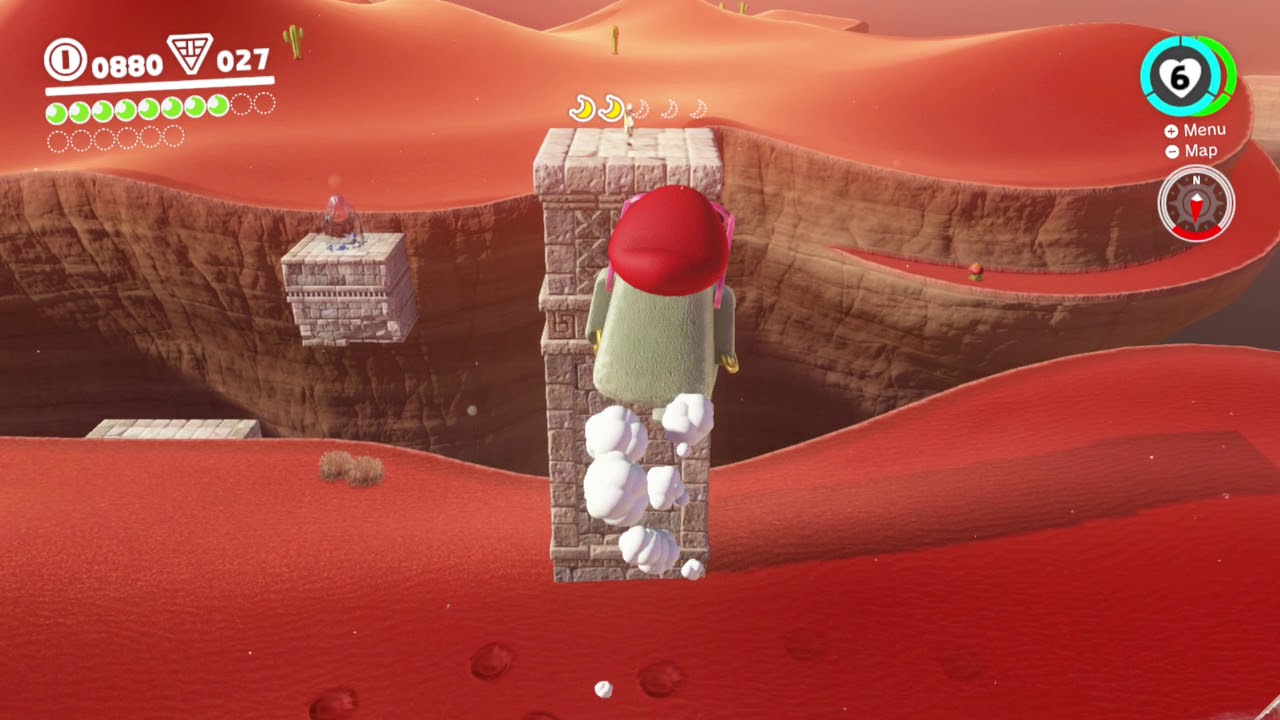 Super Mario Odyssey - Sand Kingdom Moon #2: Moon Shards in the Sand Moon 