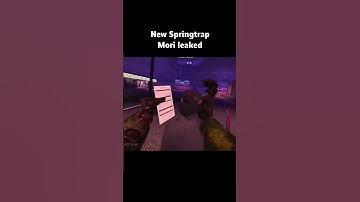 New Springtrap Mori leaked 💀 The Animatronic in Dead by Daylight! #DBD #FNAF