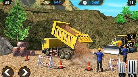 Mega machines Construction Simulator 2020 - Highway tunnel Construction - Android Gameplay