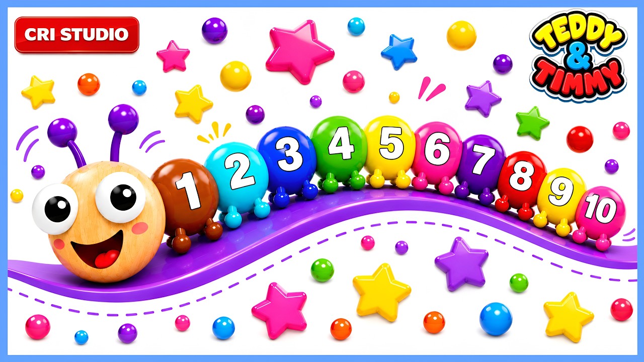 Learn Counting from 1 To 10 | 123 Numbers for Kids | Colors for Toddlers | Pink | Red | 1234 Numbers