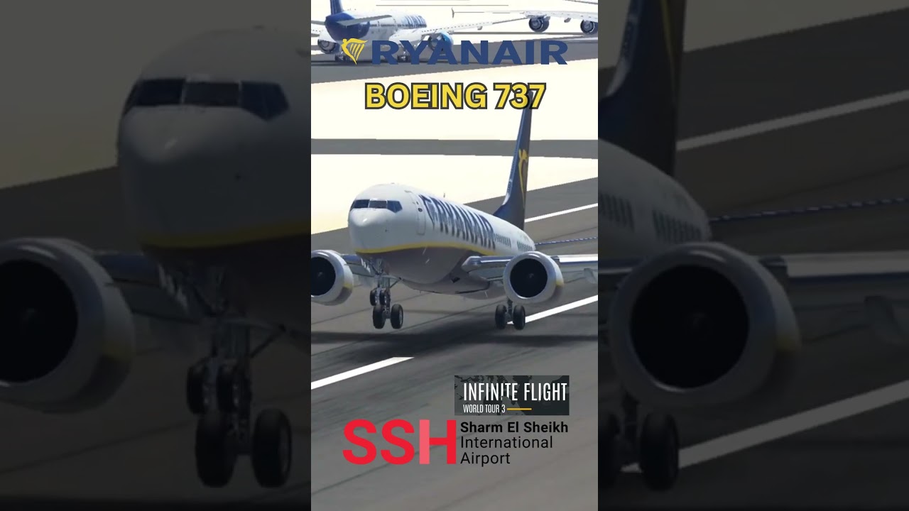 Ryanair 737 Departure from Sharm El Sheikh! 🛫💛 