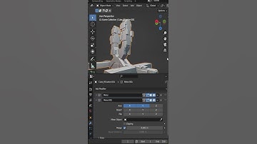 Blender 3D Quick Modeling Using Mirror - #shorts