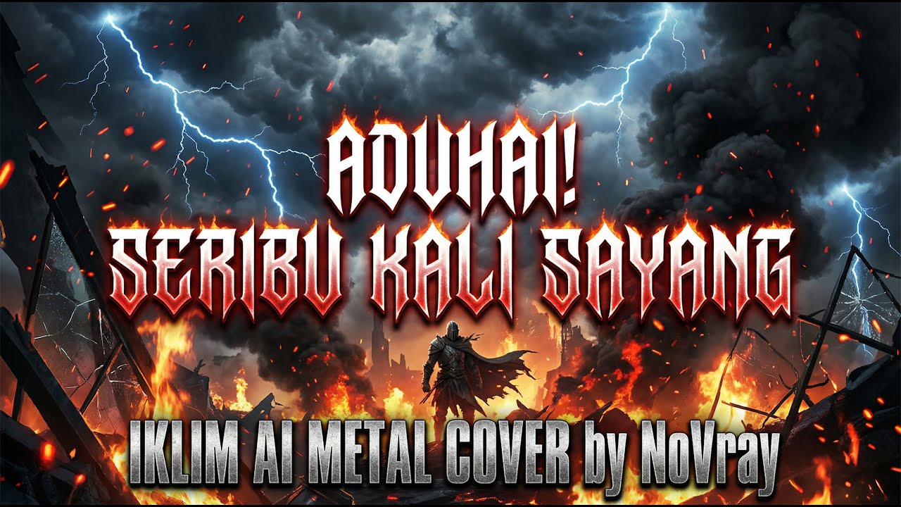 IKLIM – ADUHAI! SERIBU KALI SAYANG | NoVray (AI METAL COVER) Versi Tersangar!”