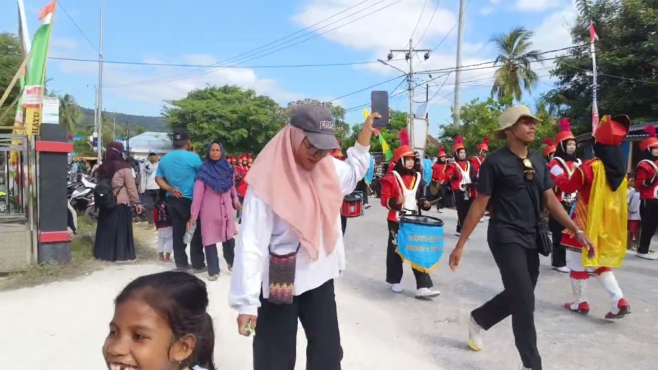 VIRAL 🥁 BAND SMKN 6 BUTON TENGAH MEMERIAHKAN HUT RI KE 79 DI BUTON TENGAH
