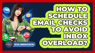 How To Schedule Email Checks To Avoid Inbox Overload?