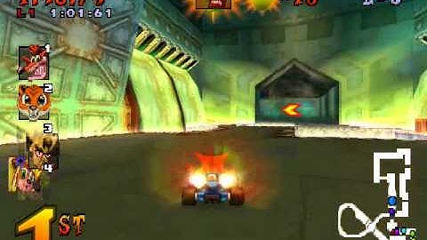 Crash Team Racing Walkthrough Part 45 - N. Gin Labs [Trophy Race]